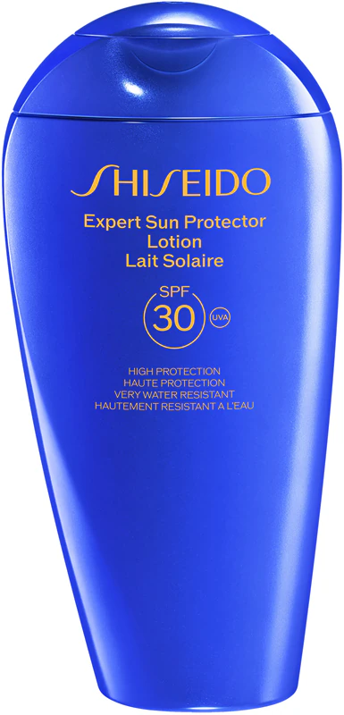 Loção Protetora Solar Shiseido Expert FPS 30 para rosto e corpo