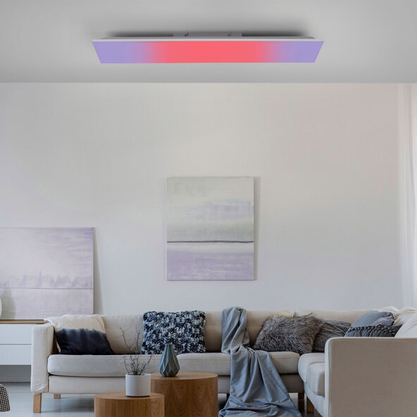 LED-Deckenleuchte Yukon, 26 W, 3.050 lm, 100 x 25 cm