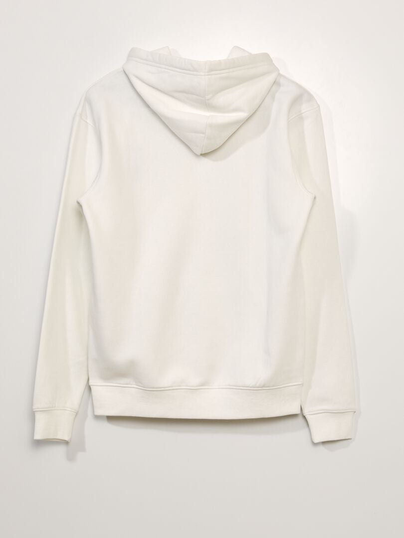 Fleece hoodie - WIT