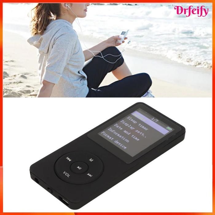 Lettore musicale - AKOZON - MP4 - LCD da 1,8 pollici - Supporta 64 GB - Qualità audio senza perdita di dati