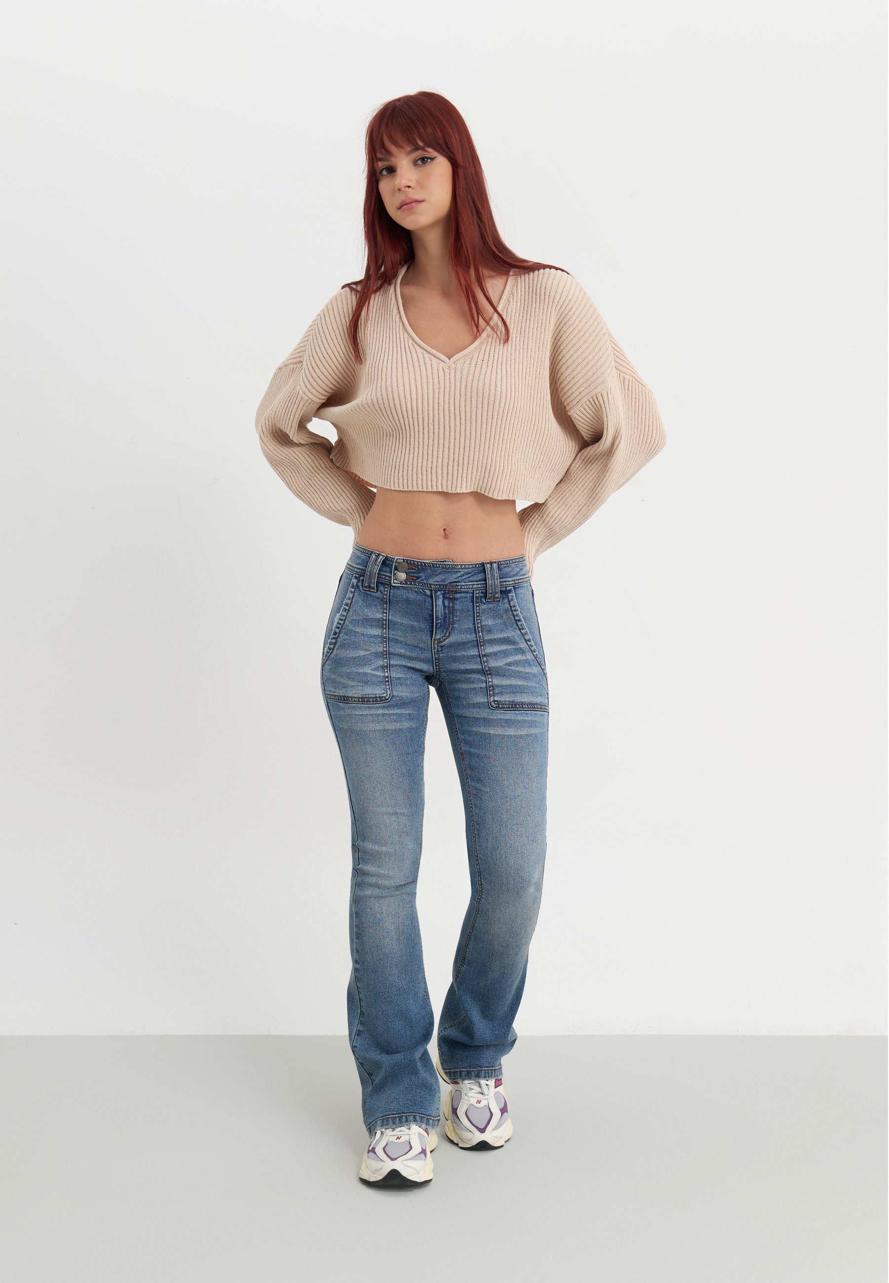 Even&Odd Bootcut jeans - blauwe denim