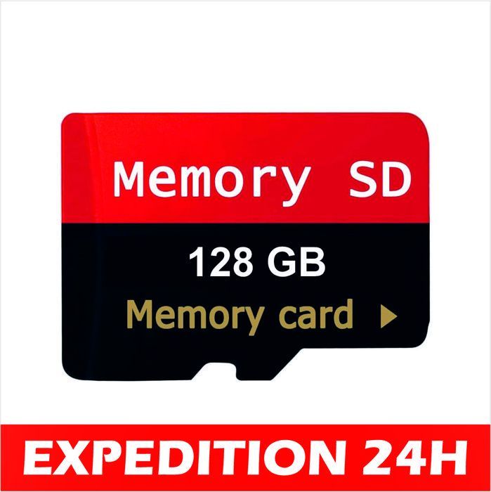Carte mémoire Micro SD 128 Go - imou - SDXC - Vitesse Full HD - UHS-I - Adaptateur SD inclus