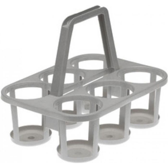 Porte-bouteilles - ok - 6 compartiments - PP - Gris foncé - Synthétique