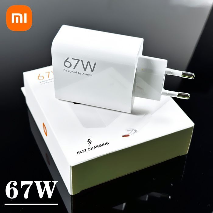 Caricabatterie rapido Xiaomi da 67 W, adattatore UE 6A, cavo USB Type-C per Note Pro, Mi 13 Lite, K60, K60E, K50, CIVI 3, 2, 67 W