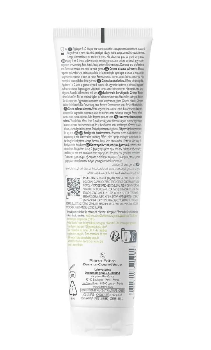 A-Derma Dermalibour+ Barrier Krem ochronny, 100 ml