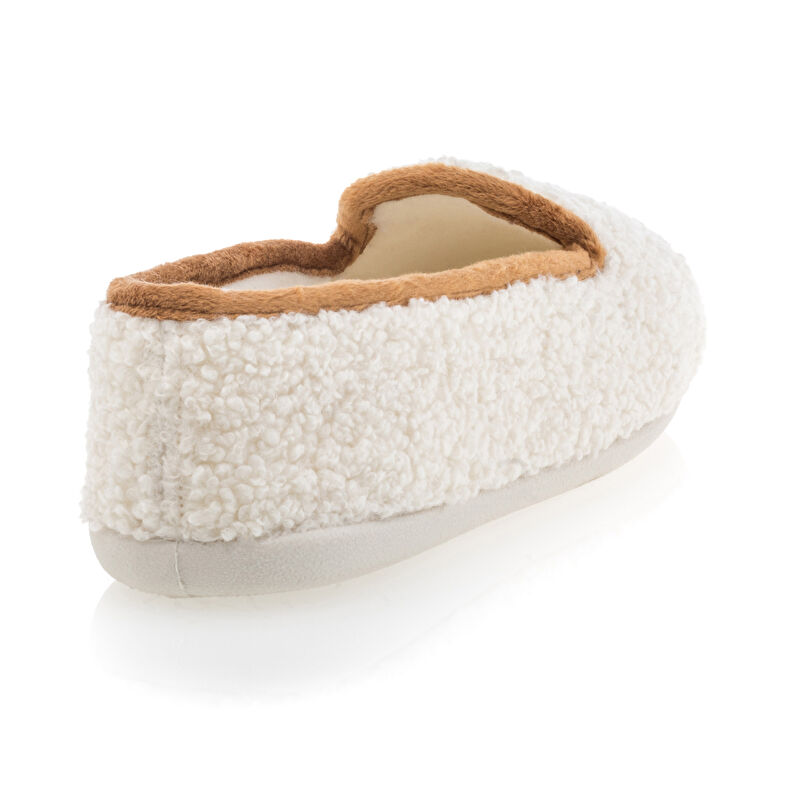 Beige dametøfler