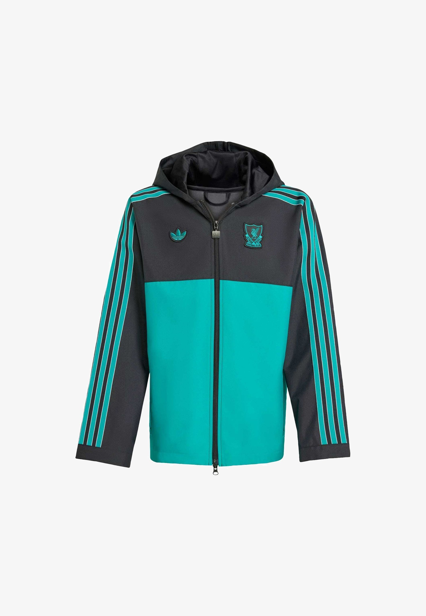 adidas Originals LIVERPOOL FC TERRACE ICONS - Vêtements du club - noir et vert mer