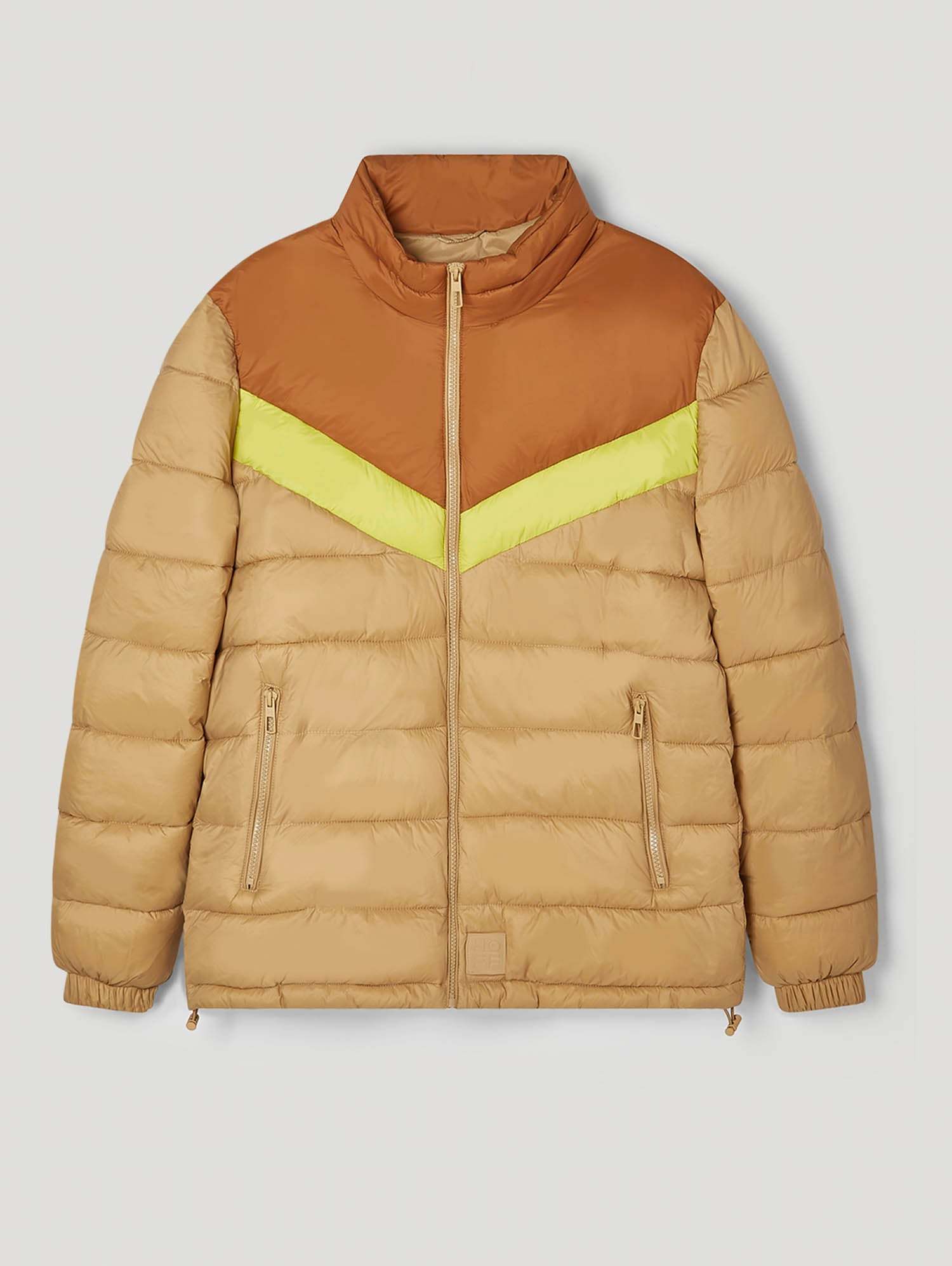 NORDIC PUFFER JACKET TAUPE