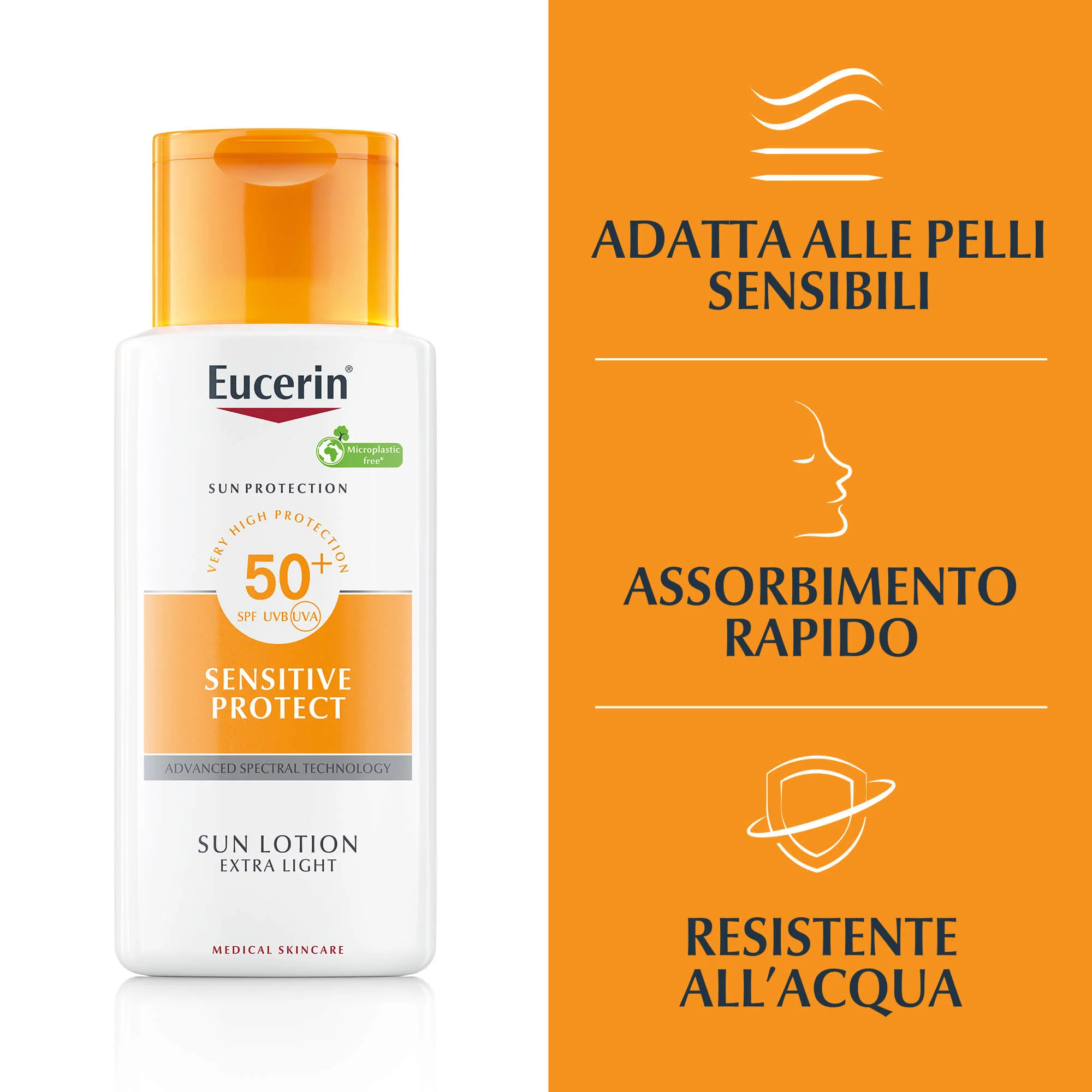 Sun Protection Sensitive Protect Sun Lotion Extra Light SPF50+ - Latte solare corpo alta prot., Crema solare corpo alta prot.