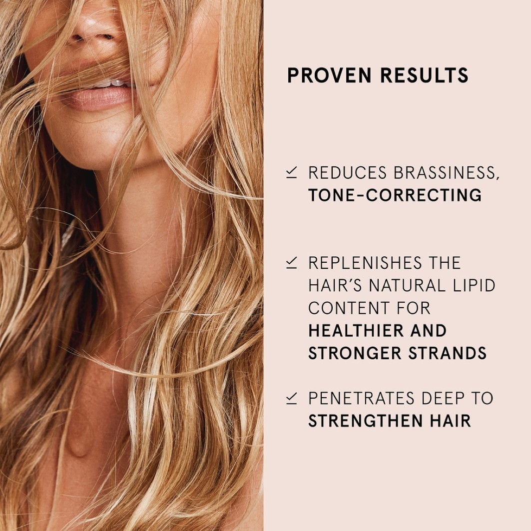 BONDIBOOST Blonde Baby Purple Mask