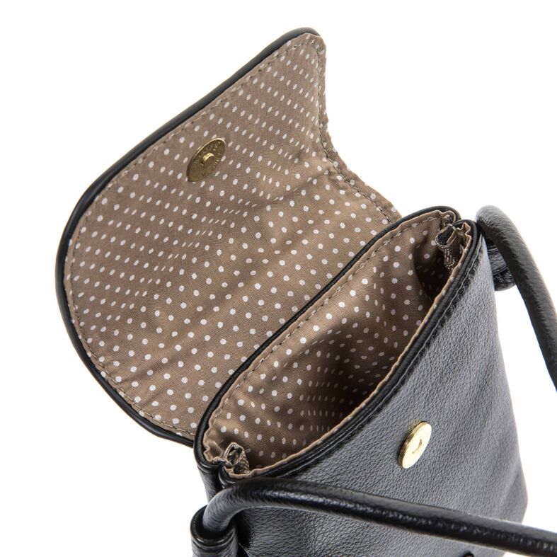 Borsa a tracolla nera da donna