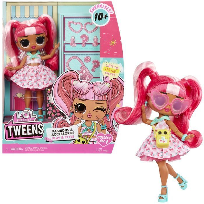 Muñeca LOL Surprise Tweens - LOL SURPRISE - Cherry BB - Multicolor - Incluye accesorios - Edades de 6 a 10 años