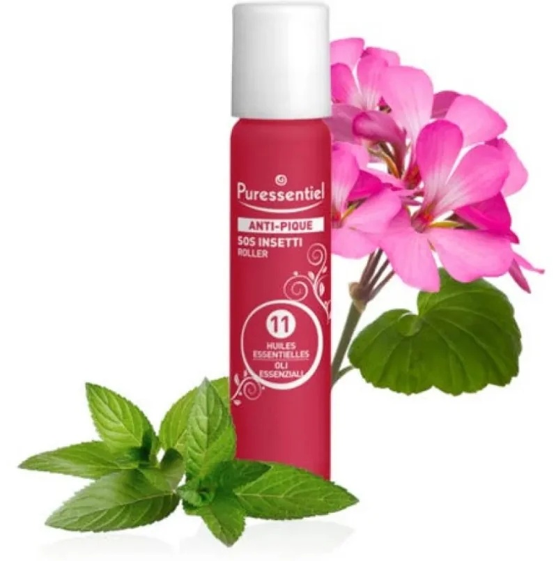 PURESSENTIEL Crème roll-on anti-insectes Puressentiel à l'effet apaisant multifonctionnel Bio 5 ml