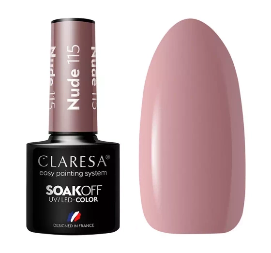 Claresa hybrydowy lakier do paznokci Nude 115 5 g