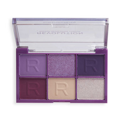 Paletka očních stínů Makeup Revolution Reloaded Purple Please Mini Eyeshadow Palette