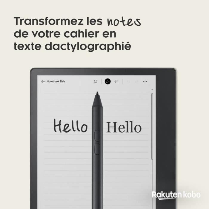 KOBO Elipsa eReader - 10,3 inch - 32 GB + beschermhoes + stylus