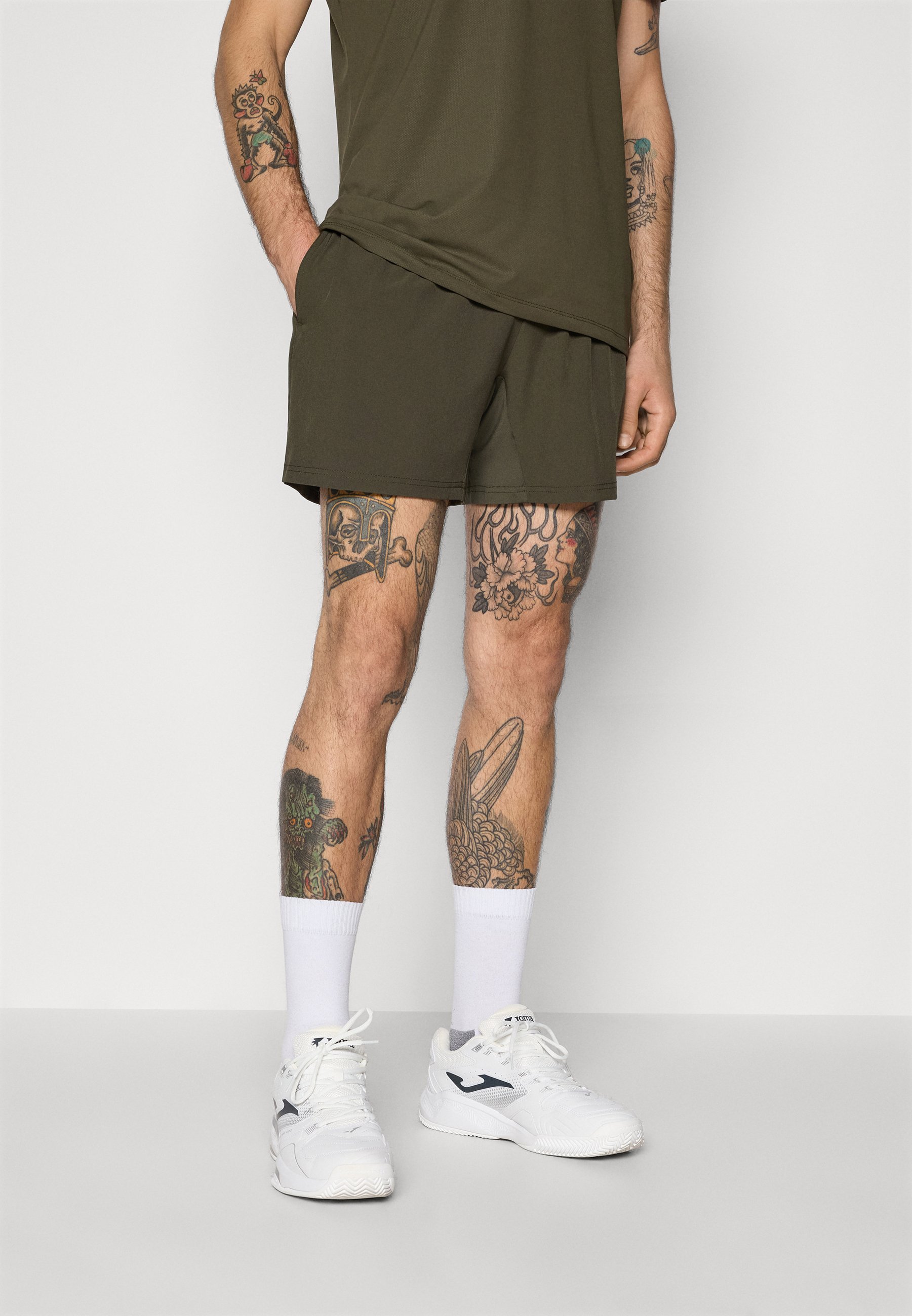 Pantaloncini da allenamento sportivo Björn Borg ESSENTIAL ACTIVE TRAINING SHORTS - Pantaloncini sportivi - notte nella foresta