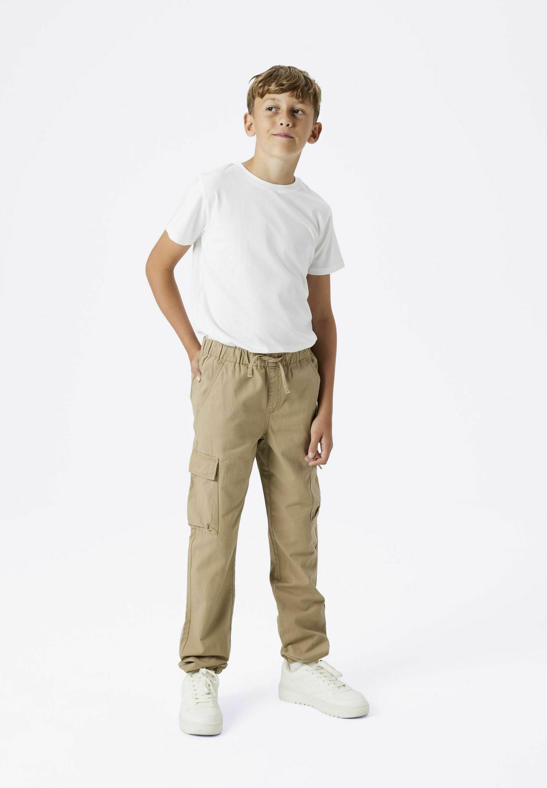 TWO SOON REGULAR FIT - Pantaloni cargo - cincillà