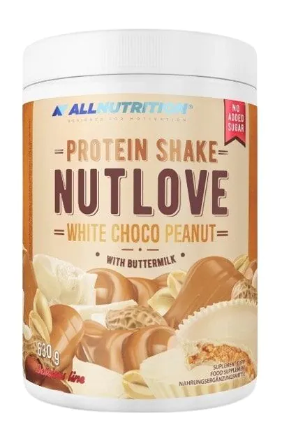 Allnutrition Nutlove White Choco Peanut - Protein Shake 630 g