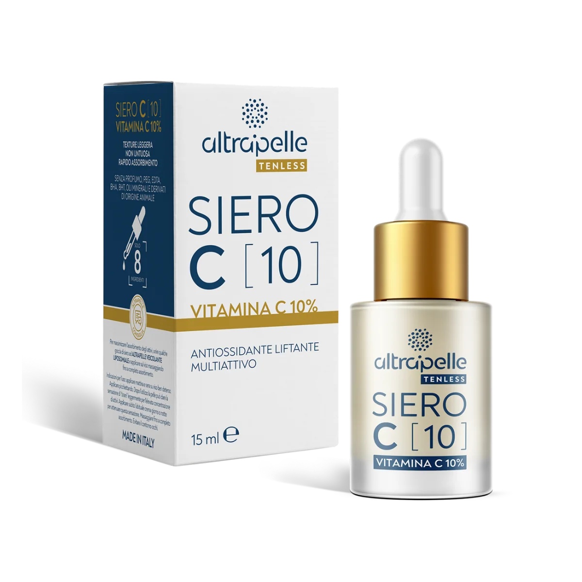 ALTRAPELLE Altrapelle Tenless sérum C10 Vitamine C 10%
