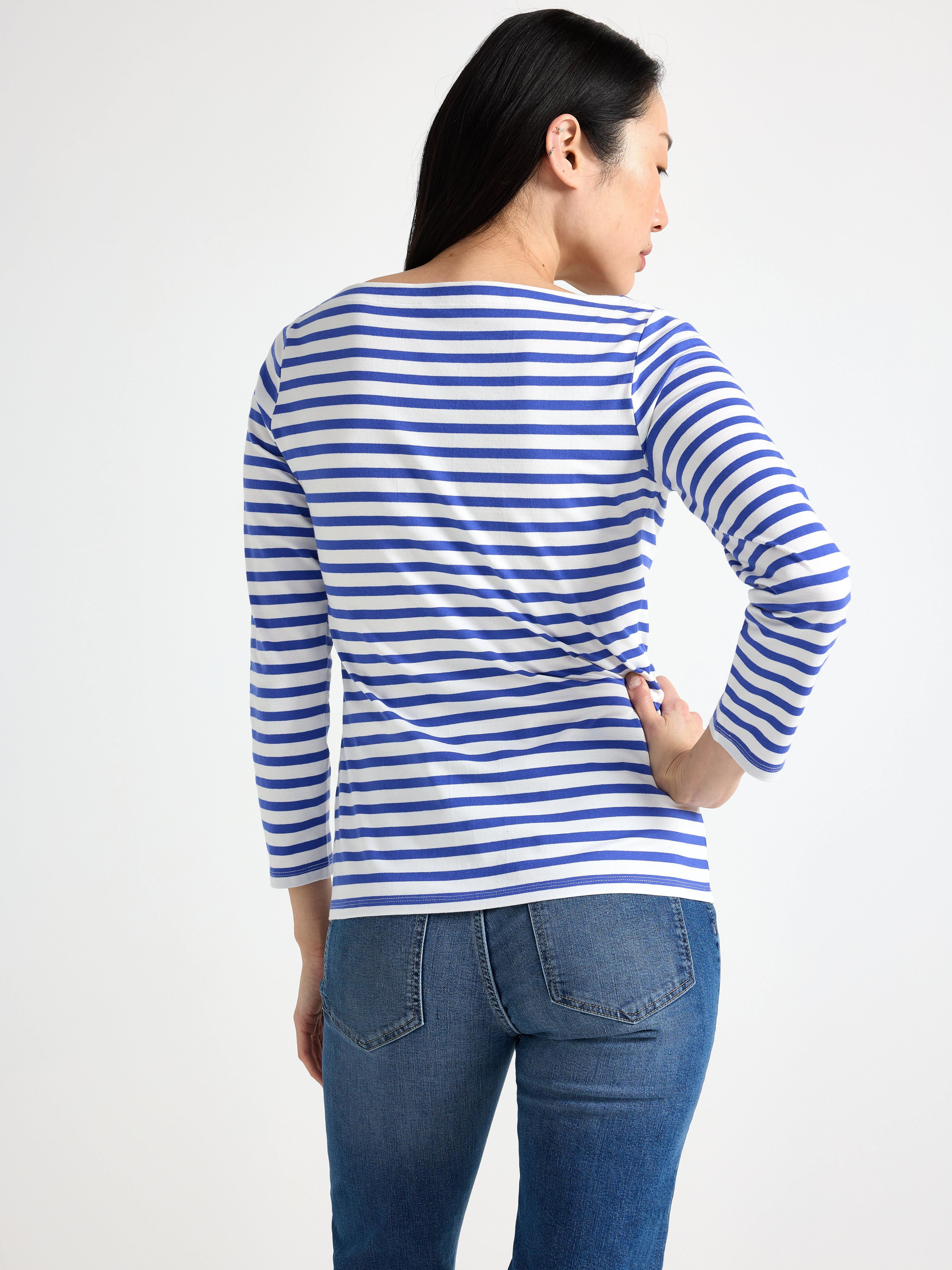 Prugasti pamučni top Strong Blue