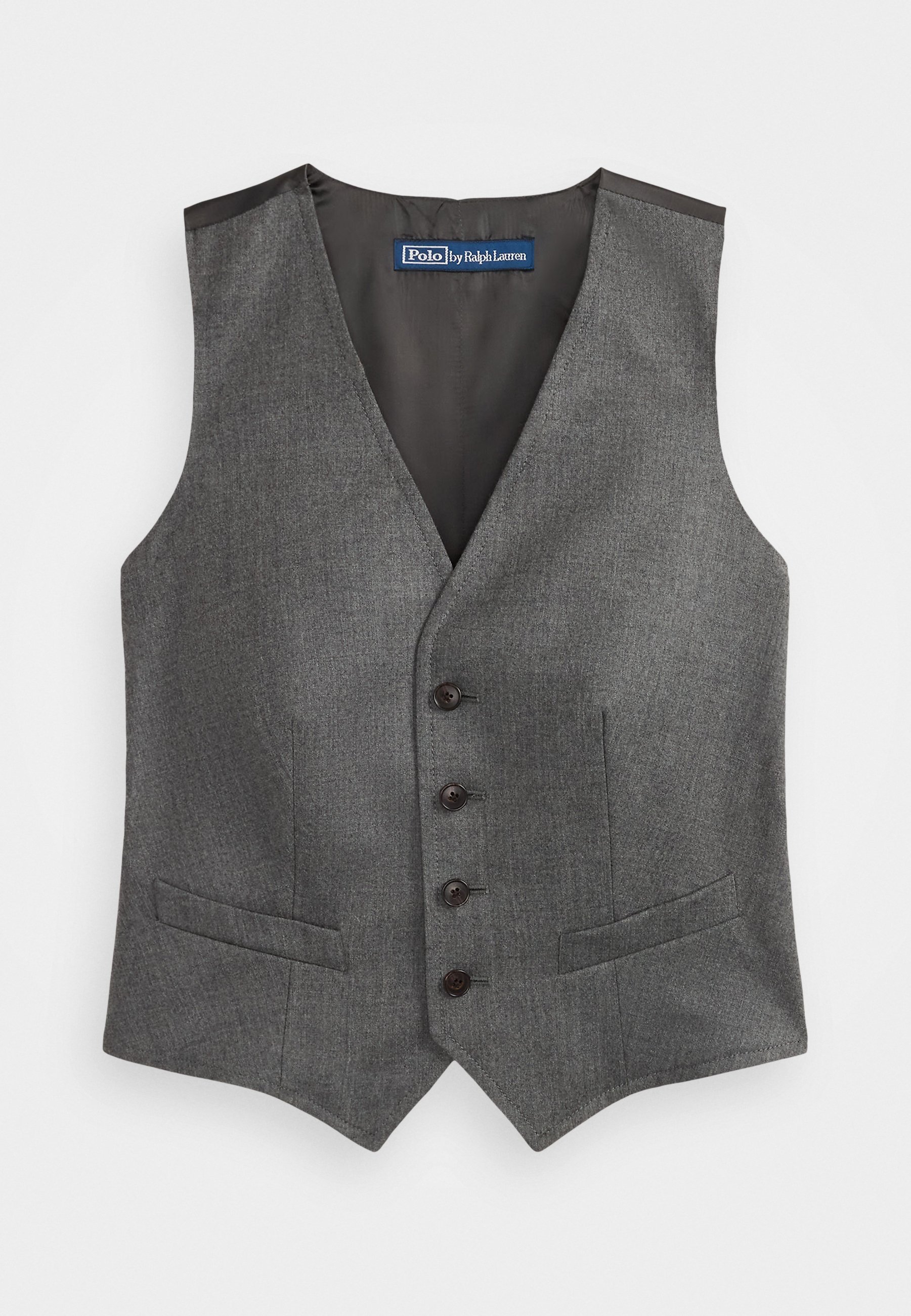 Polo Ralph Lauren wollen vest met knopen - Gilet - grijs