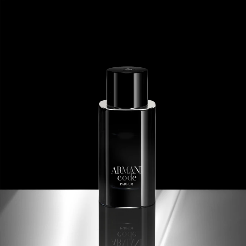 Frasco recarregável de eau de toilette Armani Code para homens