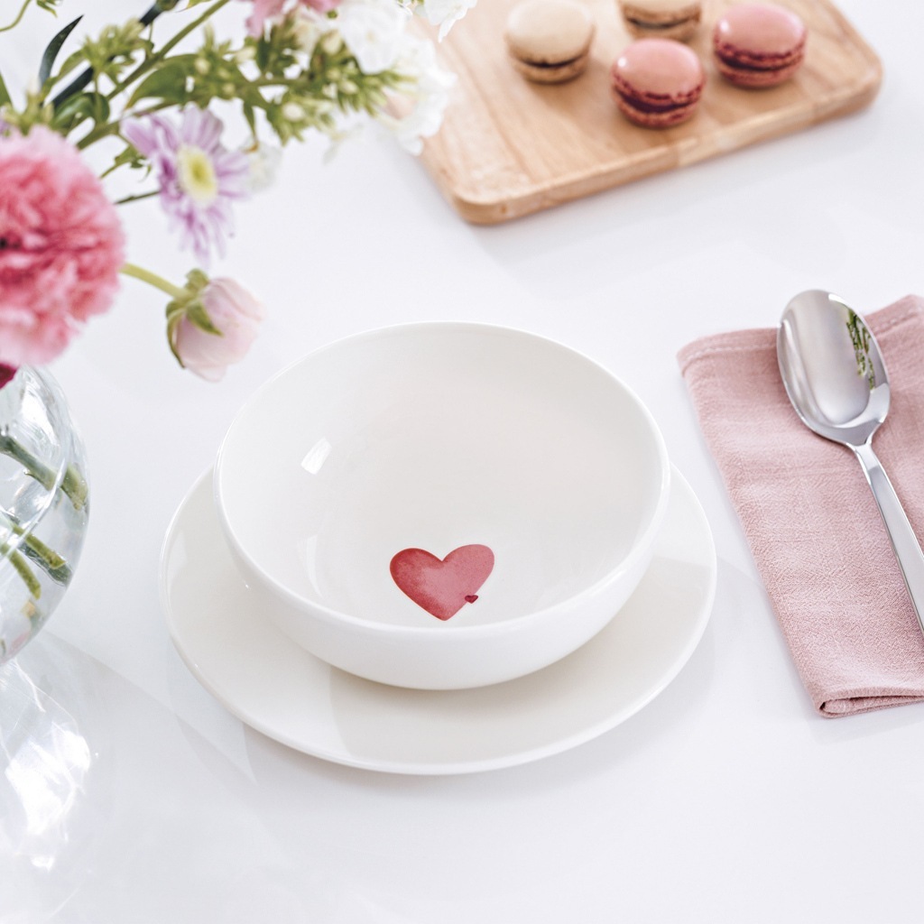 Villeroy & Boch dribsnių dubenėlis „Siunčiu meilę su meile“ – 1 vnt.