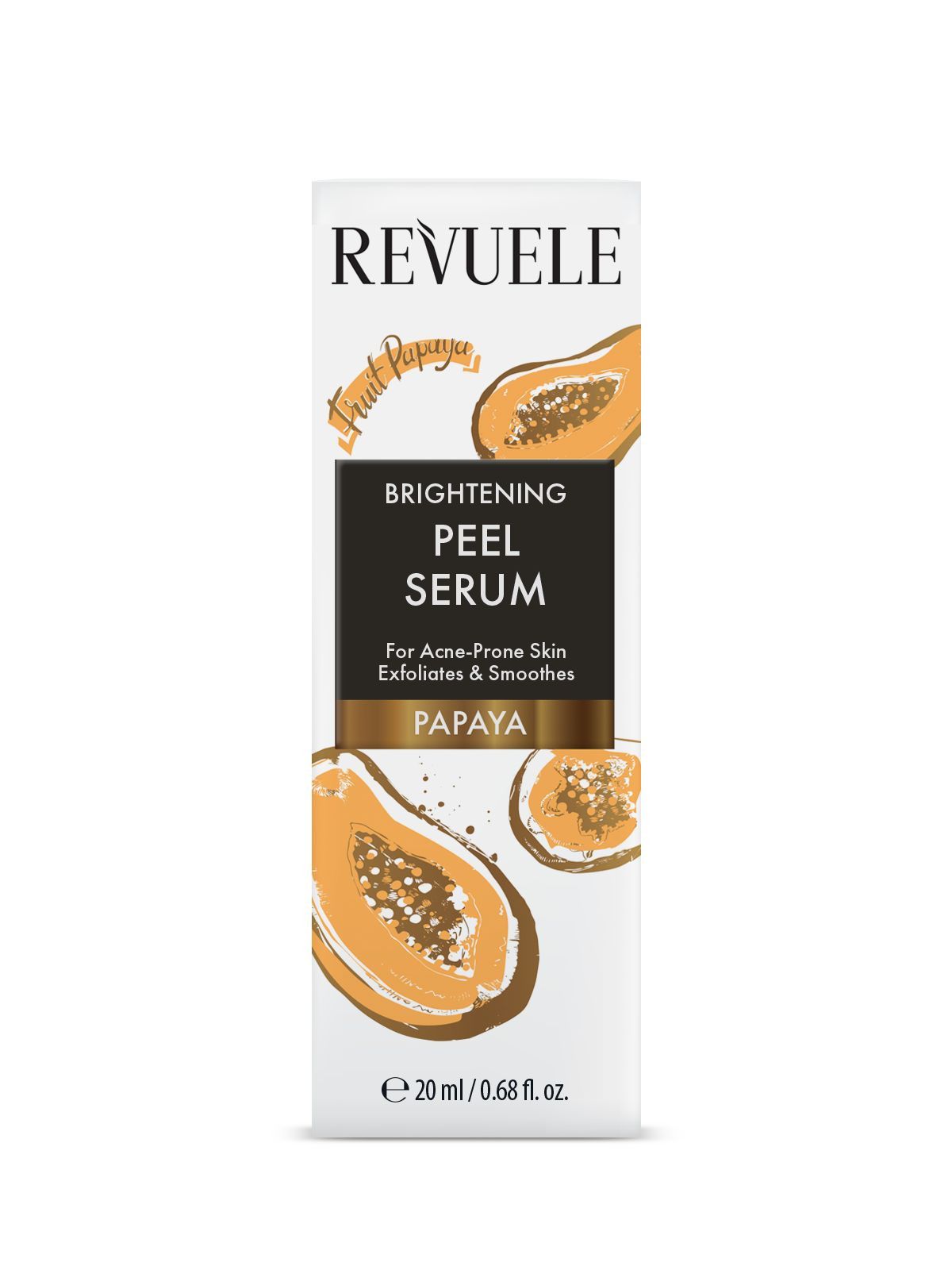 Izgaismojošs pīlinga serums Papaijas pīlinga serums Sejas pīlingi