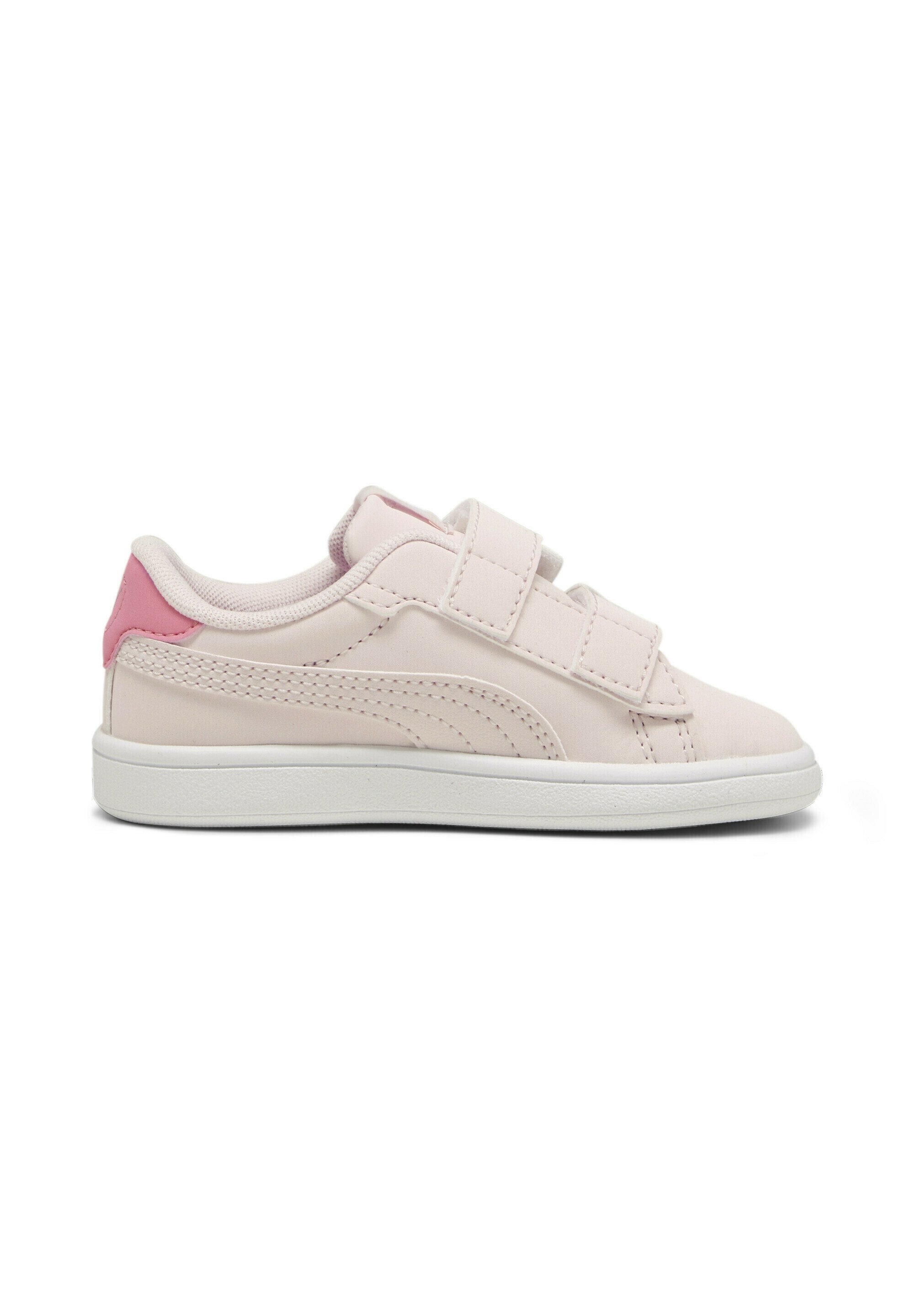 Puma SMASH 3.0 UNISEX - Sneakers - frosty pink strawberry burst white silver