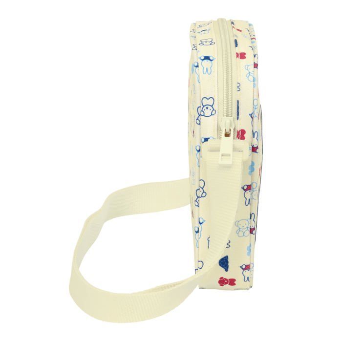 Kleine kinderschoudertas - Safta - 16x4x18 cm - Pastelbeige - Verstelbare schouderband - Ritssluiting