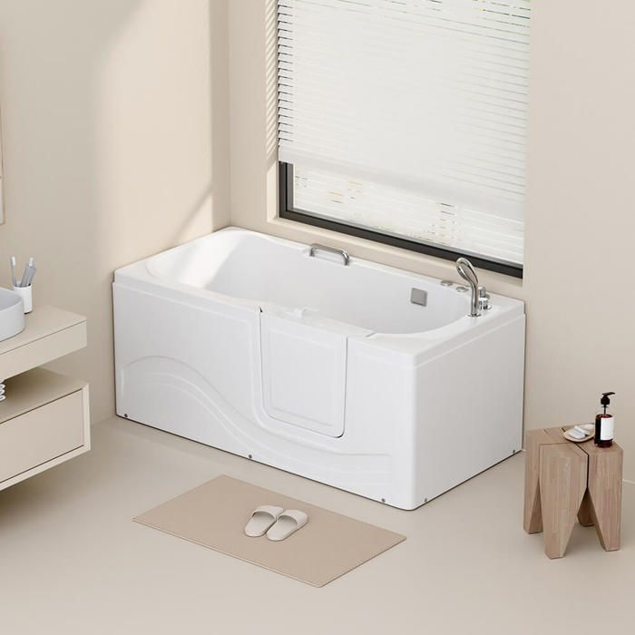 Banheira HOME DELUXE 'VITAL M' >Versão: Direita< Independente, Acrílico Sanitário | Banheira de Canto em Acrílico