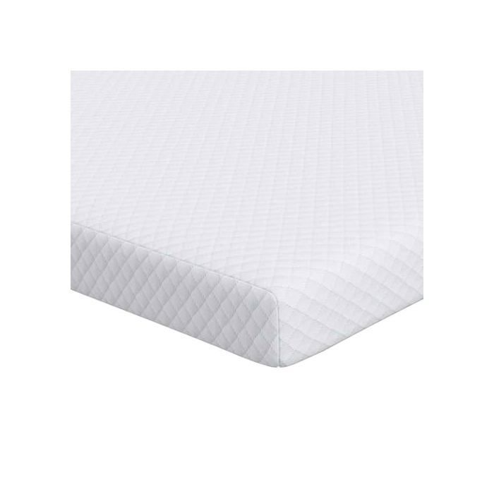Cubrecolchón de espuma viscoelástica - vidaXL - 140x200x7 cm - Blanco - Tejido jacquard