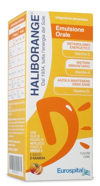 HALIBORANGE Emulsión de Haliborange 150 ml jarabe inmunoestimulante