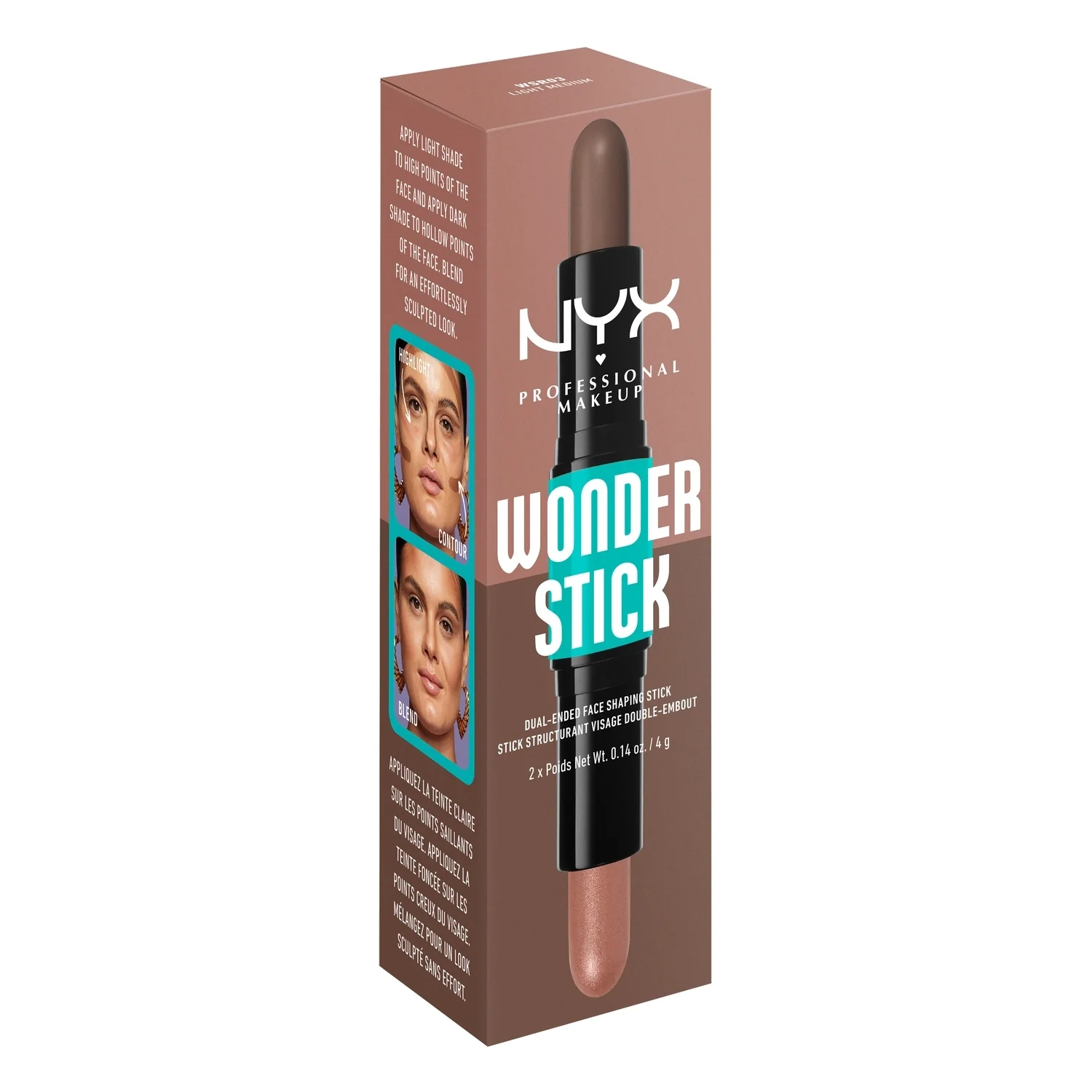 Viso Wonder Stick Dual-Ended Face Shaping Stick - Contouring Viso, Sublimatori e Illuminanti