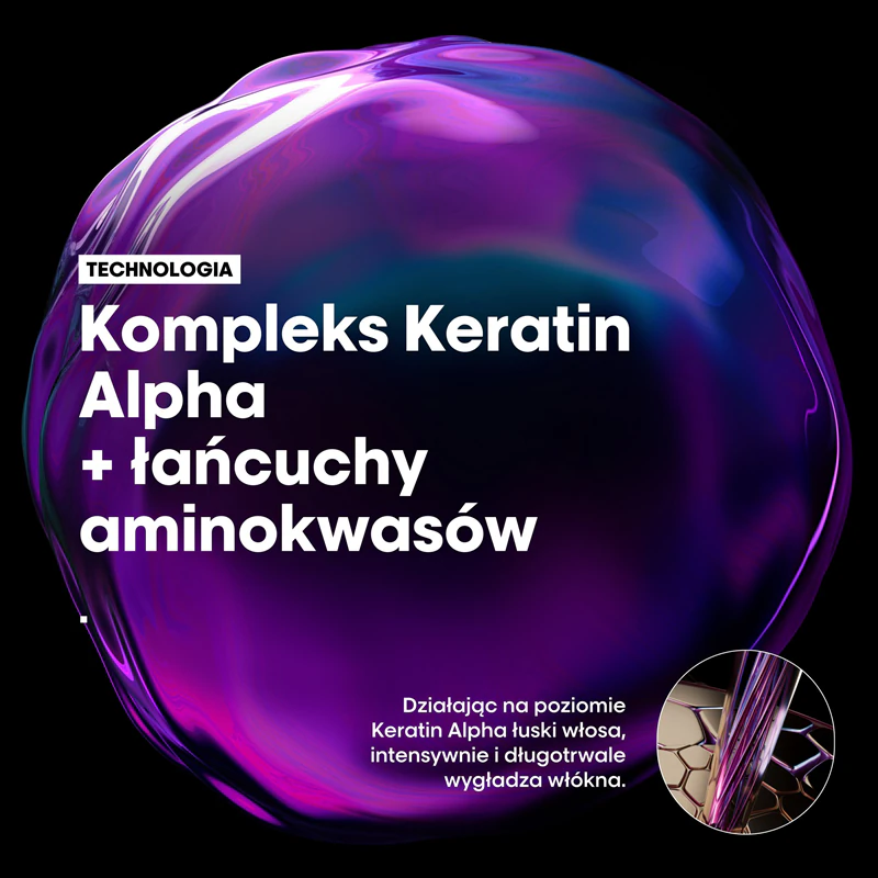 L'Oréal Professionnel Serie Expert Keratin Alpha Sleek máscara nutritiva para cabelos lisos