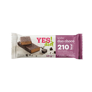 YES!dieet Vohveli Duo Suklaa 40 g 40 g