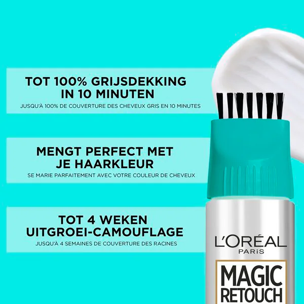 L'Oréal Paris Magic Retouch 3 Permanent hårfärg mörkbrun<br>4