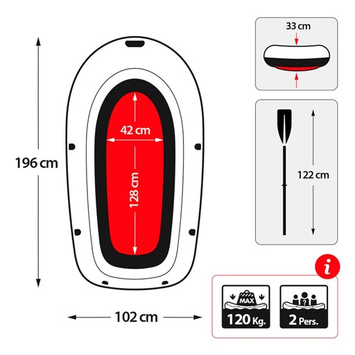 Intex Explorer Pro 200 Inflatable Boat