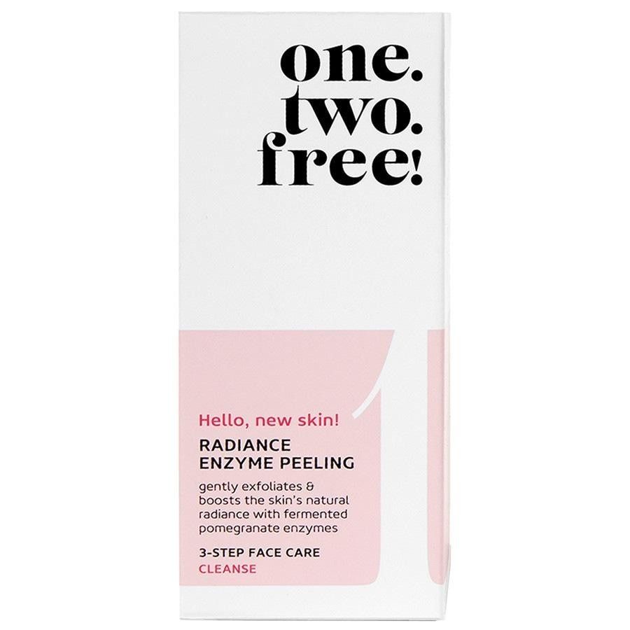 one.two.free! Enzymatický peeling na tvár Radiance - 35 g