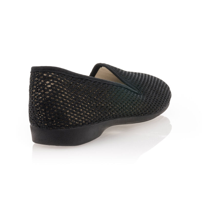 Pantuflas negras para mujer