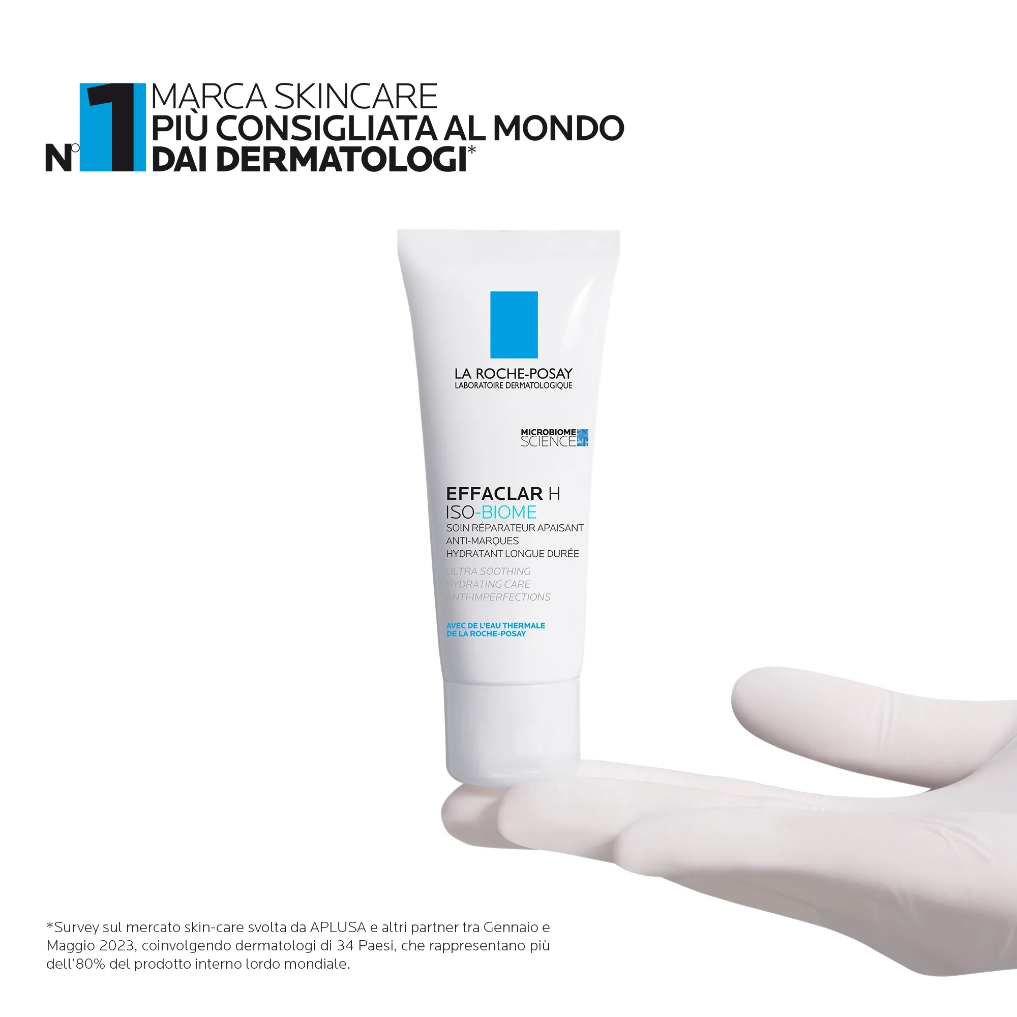 LA ROCHE POSAY La Roche Posay Effaclar H Iso Biome crème 40 ml Aide à réduire les imperfections cutanées