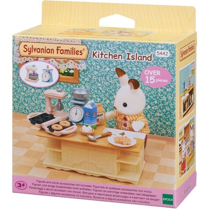Familias Sylvanian - Muebles y accesorios de cocina - Blanco - Porcelana - Para mayores de 3 años