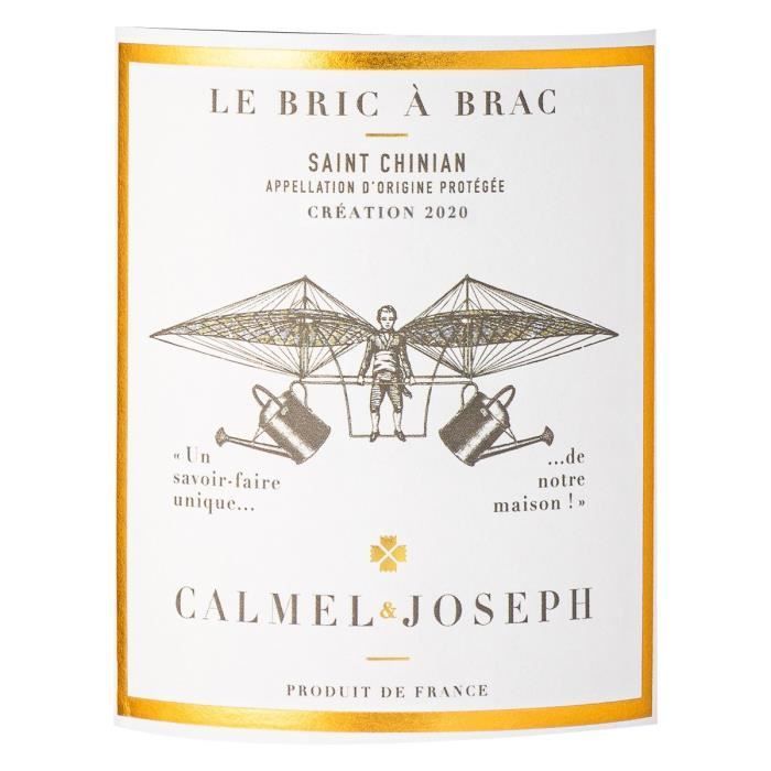 Calmel & Joseph Les Terroirs Le Bric à Brac 2020 Saint Chinian - Vin rouge de Languedoc - Bio