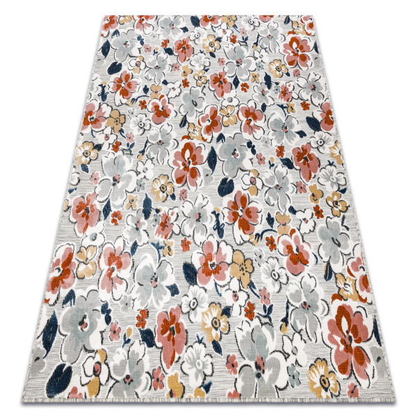 Dywan Strukturalny BOTANIC 65239 Kwiaty 78x150 cm