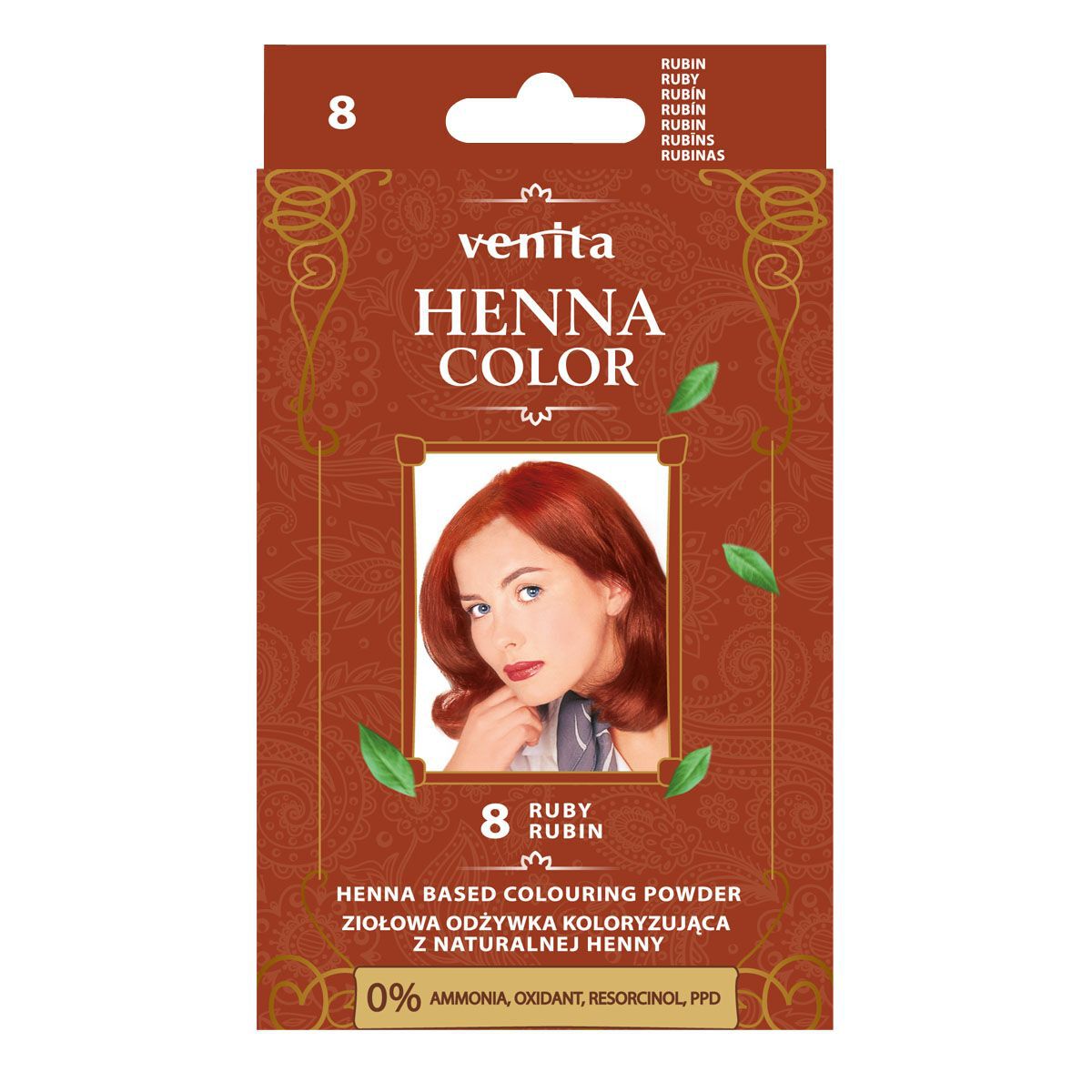 Venita naturlig henna hårfargebalsam Chna 4 30g Hennafarge