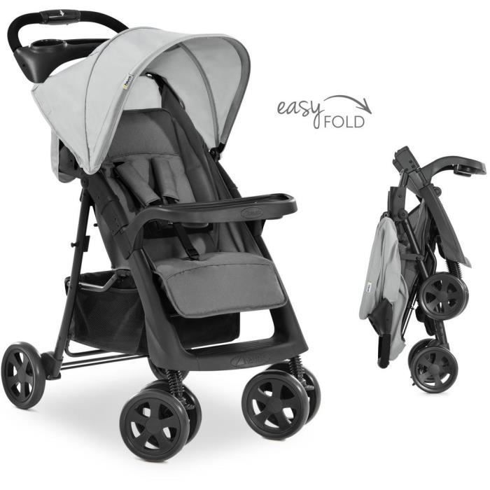 HAUCK - Kompaktit lastenrattaat - SHOPPER NEO II - 4 pyörää - Harmaa