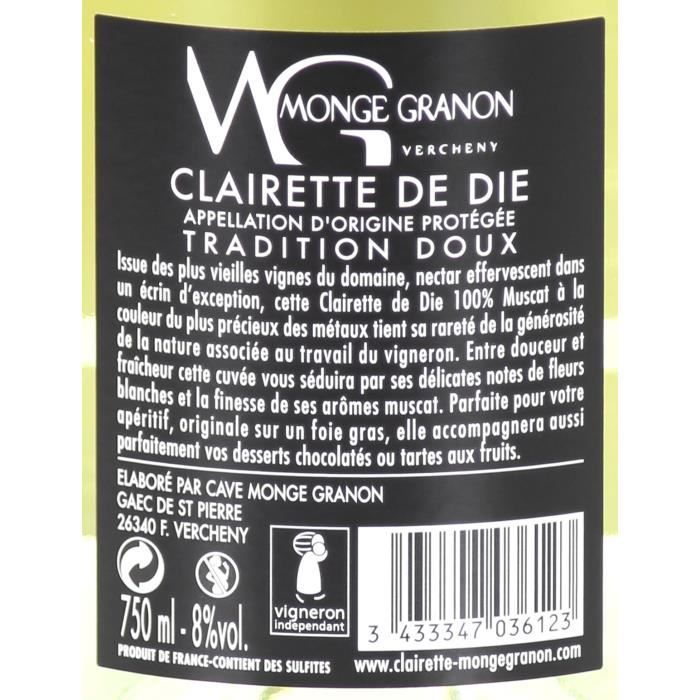Clairette de Die AOP - Cuvée Très'Or - Lote de 6 botellas de 75 cl