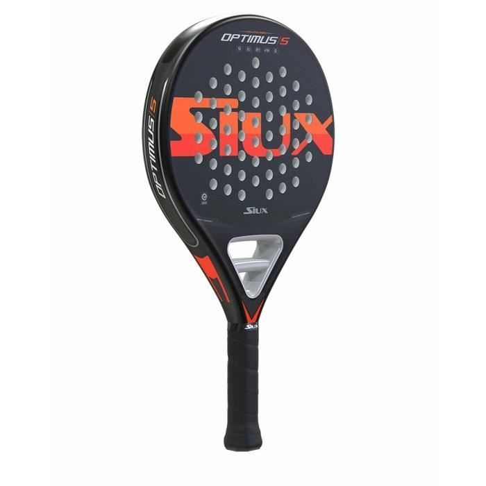 Siux Padel Optimus Pro V 2023 Padelracket - Zwart/Oranje - One Size