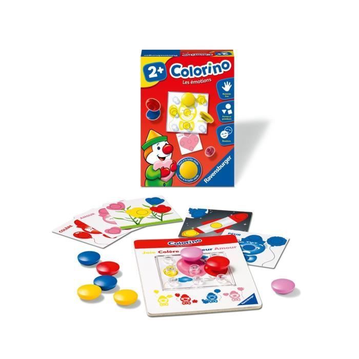 Colorino Les émotions - Jeu éducatif - Apprentissage des couleurs - Activités créatives enfant - Ravensburger - Dès 2 ans